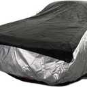 Black and Silver Fit Dodge Challenger 2008-2024 Car Cover Full Exterior Seal Skin Outdoor Car Covers for Automobiles All Weather Waterproof