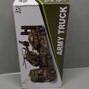 SpringFlower Toddler Boy Toys, 3 in 1 Large Army Truck Toy with Helicopter and Tank, Military Transport Truck Toy, Christmas Birthday Gifts for Kids 3 4 5 6 Years Old