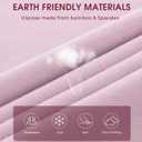 BAMBOO COOL Women's Skin-Tight Soft T-Shirts Short Sleeve Slim Fit Tops for Women Cute Basic Tees (L)