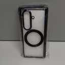 for Samsung Galaxy Z Fold 7 Case [Compatible with MagSafe] [Hinge Protection] [Built-in HD Screen Protector] Translucent Hard Shockproof Magnet Phone Cover for Zfold 7 - Black