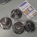 HOME SO Suction Cup Hooks for Shower & Bathroom Towel Holder 4-Pack – Suction Cups Hooks for Hanging Towels, Robes, & Coats - Tiles, Glass Door or Mirror – Shower Hooks & Towel Hooks Organizer -Bronze