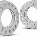4PCS Universal Wheel Spacers 1/2 Inch (12mm) for 8 Lug Wheel Spacers Vehicles 8x6.5, 8x165.1, 8x170, 8x180 Compatible with F250 E350 Ram 2500 3500 Express Suburban 2500 Sierra 2500HD 3500HD