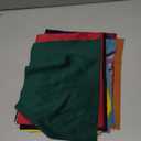 Fingercraft Multicolor Cloth Napkins - Set of 12 Pure Cotton Everyday Lunch Dinner Napkin - Holiday Birthday Party Gift - Soft Washable Absorbent Reusable Napkin Christmas Cloth Napkins Multi Pack