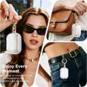 2 x for Airpods Pro 3 Case Clear, Soft TPU Transparent Anti-Yellowing for Apple AirPods Pro 3rd Generation (2025) Case Cover for Men & Women with Keychain, Military-Grade Shockproof, Clear+Pink