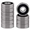 XIKE 626-2RS Sealed Ball Bearings 6x19x6mm Bearing Steel and Rubber Double Seals, Pre-Lubricated, 626RS Miniature Deep Groove Ball Bearing, Pack of 16. 