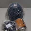 ELYONA Hammered Pendant Light for Kitchen Island, 10.2 Metal Solid Wood Bar Hanging Lamp, Adjustable Height Industrial Pendant Lighting for Dining Room, Bedroom, Bar, Office, Modern Blue (Medium)