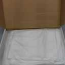 Horbaunal White Ruffle Sheets Queen Size 6 Piece, Fits 16" Deep Mattress, Microfiber White Queen Sheets with 2 Ruffled Pillowcases, Shabby Chic Bed Sheet Set