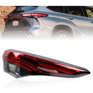 Tail Lights Assembly Rear Lamp Compatible With Highlander 2020 2021 2022 2023 Right Passenger Side