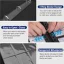 Premium 9-Pocket Card Binder 720 Capacity, Zippered Trading Card Holder for MTG, Sports & Collectible Cards  Acid-Free, Durable & Travel-Friendly Storage (White, 9 Pocket)