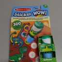 Melissa & Doug Sticker Wow! Sticker Stamper and 24-Page Activity Pad, 300 Stickers, Arts and Crafts Fidget Toy Collectible Character Dinosaur - for Kids Ages 3+ - FSC Certified