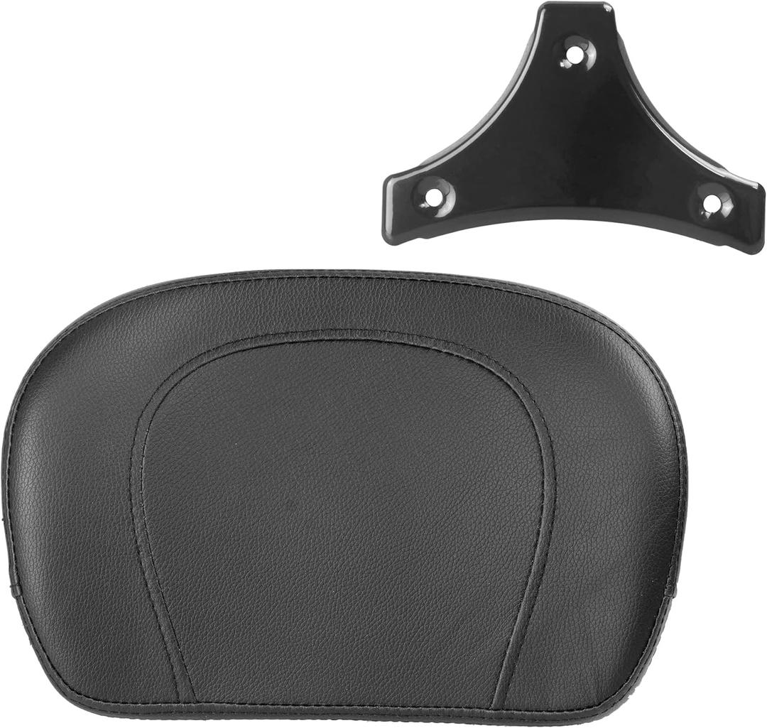 Black Sissy Bar Passenger Backrest Pad fits for Harley Davidson HD Touring Model 1997-2026(P/N 52300324, 52627-09, 54247-09, 52933-97b,52805-97B,52723-06,5230057,52300258)
