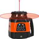 Johnson Level & Tool 99-028K Electronic Self-Leveling Dual Slope Horizontal/Vertical Rotary Laser System, Red, 1 Kit