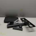 Rolling TV Stand with Shelf for 23-65 inch TVs up to 88lbs, Portable Mobile TV Cart with Silent Wheel, Tilt & Height Adjustable Universal Corner TV Stand for Bedroom, Living Room, Office (Black)