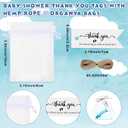Maxcheck 50 Sets Baby Shower Party Favors for Guest Sweet Baby Bottle Opener Keychains Welcome Keychains Thank You Tags Bags for Gender Reveal Summer Party Return Gifts, 4 Styles(Blue)