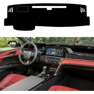 Dashboard Dash Cover Mat Fits 2025 Toyota Camry, Upgrade Universal for with HUD  Without HUD Anti-Skid Center Console Protector Cover (Toyota Camry 2025)