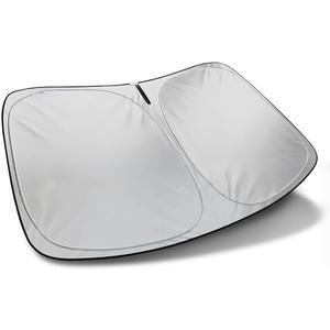 Autotech Park Foldable Sunshade Compatible with 2019-2024 RAM 2500, UV Reflective and Easy Storage, Custom-fit Car Windshield Sun Shade