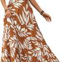 PRETTYGARDEN Women Dresses 2026 Summer Floral Sleeveless Maxi Dress Casual Spaghetti Strap Tiered Flowy Beach Long Dress, XL
