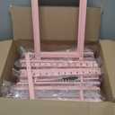 Moforoco Pink 9-Tier Over The Door Pantry Organizer, Pantry Organization and Storage, Black Hanging Basket Wall Spice Rack Seasoning Shelves