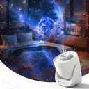 Orzorz Star Projector, Galaxy Night Light, Home Planetarium Projector with Rechargeable Battery, Sky Light Living Room Decor, Real Starry Nebula, Planet Presentation for Kids, Teen Girls, Adults (Galaxy's Veil*5, Kit)