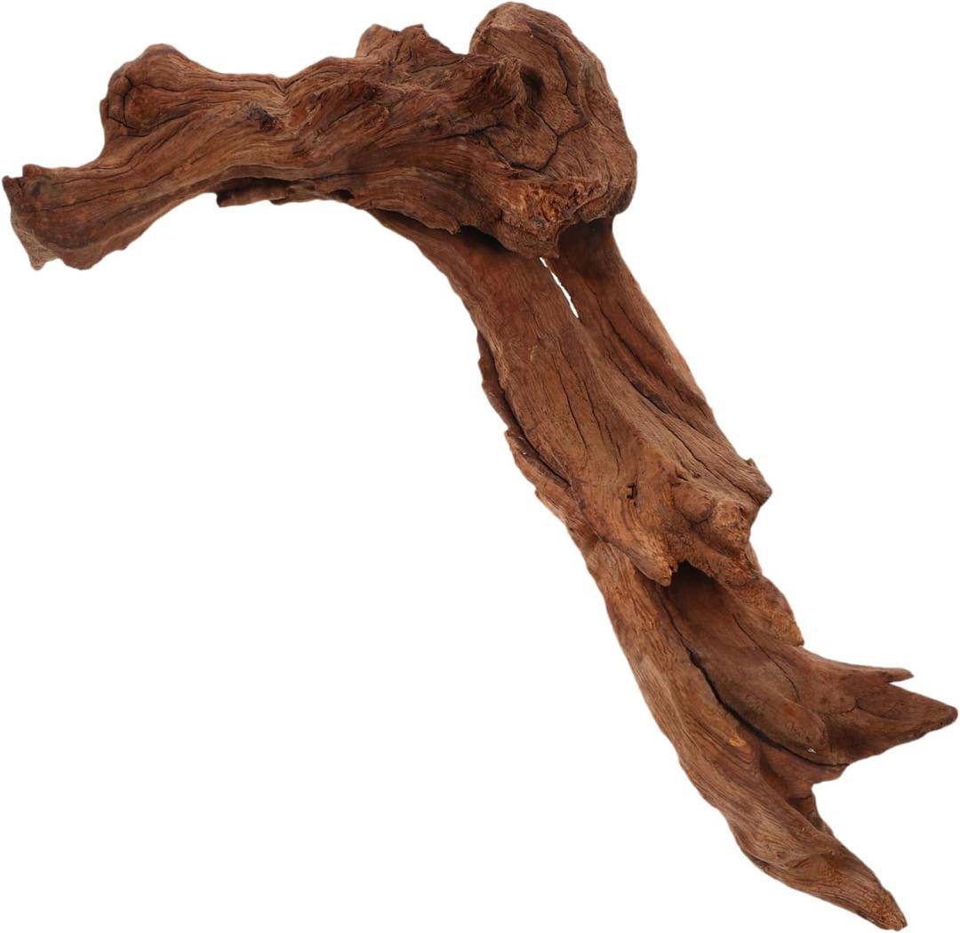 Natural Driftwood Aquarium Decor Lifelike Dead-Wood Ornament for Fish Tanks Safe for Adds Natural Touch to Reptile and Fish Habitats