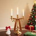 24Pcs Christmas Velvet Bows for Tree, Vintage Ribbon Bows Ornaments for Garland Wreath Gift Wrapping Treat Bag Bakery Candy Bags DIY Crafts Holiday Decor (Light Brown, 5" x 7", Width of 1")