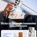 Toycamp for Samsung Galaxy S25 Ultra Case Compatible with Magsafe - Cute Design 360Magnetic Ring Holder Stand Kickstand Funny Dog Girly Pretty Fashion TPU Phone Covers for Women Tenn Girls