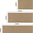 Artoid Mode Washable Non Slip Kitchen Rugs and Mats Set of 3, Rubber Backing Absorbent Kitchen Mats for Floor Front of Sink - 24"x36"+24"x60"+24"x72"