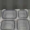 HOMBERKING Glass Storage Containers High Borosilicate Glass ,  8 Piece set