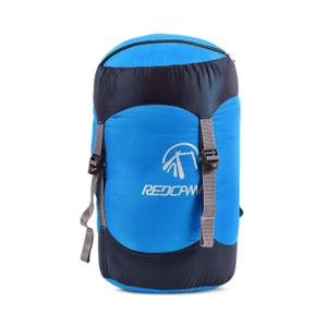 REDCAMP Nylon Compression Stuff Sack, Lightweight Sleeping Bag Compression Sack Great for Backpacking, Hiking and Camping,Blue Size L