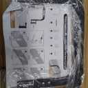 Mattress Slide Stopper, DELLAN Non-Slip Gripper Retainer Bar, Mattress Holder for 1.5 "x 2.9" Bed Frame to Prevent Sliding (2 Pack) (Regular)