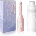 Portable Bidet for Women, 550ml Portable Bidet for Travel, Rechargeable Peri Bottle for Women, Providing to 70 Uses, IPX7 Waterproof for Postpartum Care, Personal Hygiene Cleaning, Perineal