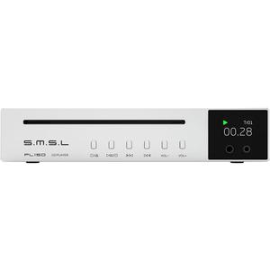 SMSL PL150 CD Player,Compatible with Standard CD,MP3 CD.Supports RCA,3.5mm+4.4mm Headphones,Optical,Coaxial Output Interface,CS43198 DAC Chip,Auitable for Laptops and Computers and Car (Silvery)