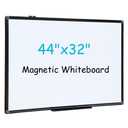 XIWODE 32x44 Inch Large Magnetic Dry Erase Board, Wall-Mounted Whiteboard Black Aluminum Frame, Smooth Durable No Ghosting for Home School Office Conference