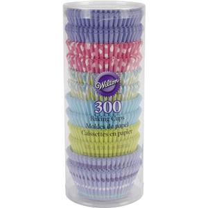 Wilton 300/Pack Baking Cups, Pastel, Standard (Multicolor)