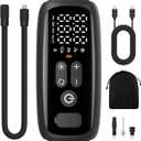 Tire Inflator Portable Air Compressor 150PSI,28 Cylinders 12V Electric Air Compressor,140W Auto Shut-Off with LED Light Air Pump,Portable Tire Pump for Motorcycle Car Tires,Bicycle,Moto,Ball (Black)