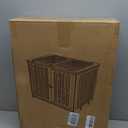 Dog Crate Furniture with Mat Small Plastic Dog Kennel Indoor for Puppy Cage End Side Table