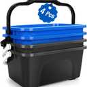 3 Gallon Mop Cleaning Water Bucket with Handle, 1 Pack