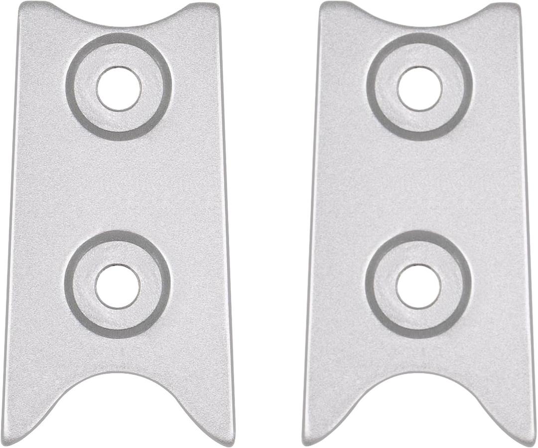 Curtain Rod Bracket Curtain Rod Hooks, 2 Pcs Metal Curtain Rod Holders with Screws, Wall Mounted 2 Pairs Curtain Rod Hooks for Home