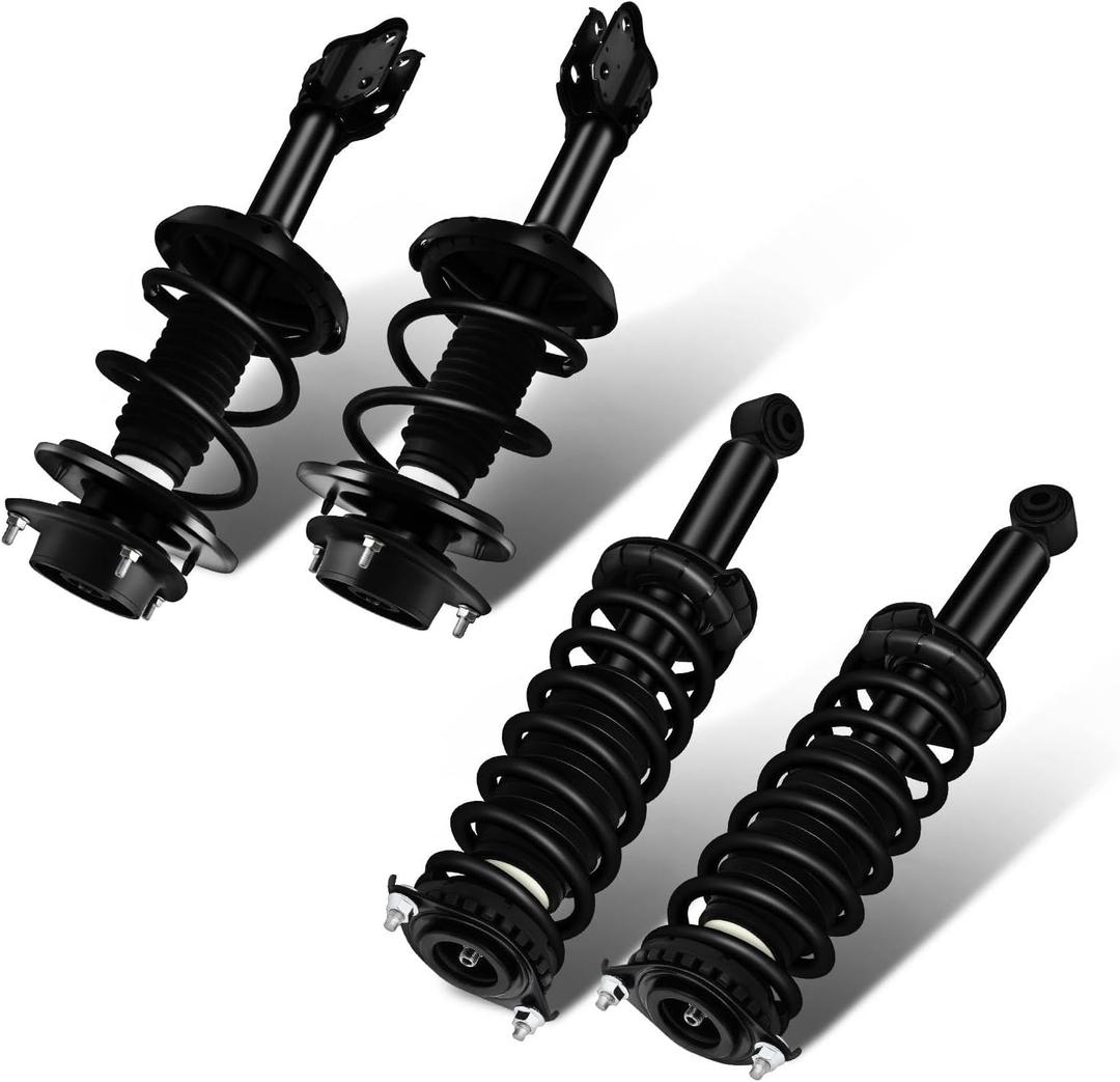 SCITOO Front and Rear Complete Struts Spring Assembly Shocks Struts Fits 2005-2009 for Subaru Outback Quick Struts 172566 272566 272567 - Set of 4