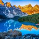 500 Piece Puzzles for Adults - Moraine Lake in Banff National Park - by Photographer Billi - Challenging Landscape Jigsaw Puzzle