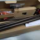 1 Inch Double Curtain Rods for Windows, 36 to 72 Inch, Bronze
