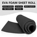 15mm Thick Black Eva Foam Cosplay Sheets roll, 13.9" x 39" Premium eva Craft Foam for Cosplay Costume by MEARCOOH