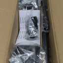 Corner Shower Caddy Tension Pole: Stainless Steel Rustproof 4Tier Shower Organizer 47-121 inch Adjustable Bathroom Shelves for Bathtub Shampoo Storage Tension Rod Floor Standing Bath Rack Black