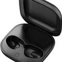 Wireless Charging Case for Beats Fit Pro, Replacement Charger Case for Beats Fit Pro with Bluetooth Pairing, 700mAh Built-in Battery, Support Wireless and Wired Charging, Not Include Earbuds (Black)
