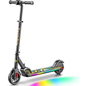 FanttikRide C9 Pro Electric Scooter for Kids 8-12, Adjustable Handlebar Height for Riders 3.9-5.2 ft, 132 lbs, Up to 40 min Continuous Time, 5 Miles Range, 3 Speed Mode 5/8/10 MPH (Black)