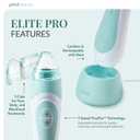 PMD Beauty Personal Microderm Elite Pro - At-Home Use, Facial Exfoliator Tool, Microdermabrasion Machine Kit for Face and Body Skincare