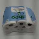 Caboo Tree Free Paper Towels, 8 Rolls, Earth Friendly Sustainable Kitchen Paper Towels with Strong 2 Ply (8 Count (Pack of 1), White)