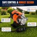 115V Water Transfer Pump, 1/10 HP 330 GPH Portable Electric Utility Pump with On/Off Switch, 6 ft Suction Hose & Strainer, for Water Heaters, Pool Covers, Aquariums, Rain Barrels