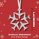 2 x Airplane Ornament - Pilot Gifts for Men - Airplane Ornaments for Christmas Tree, Plane Aviation Ornaments - Travel Gifts for Travelers, Travel Lovers, Flight Attendant - Acrylic Ornament 2025