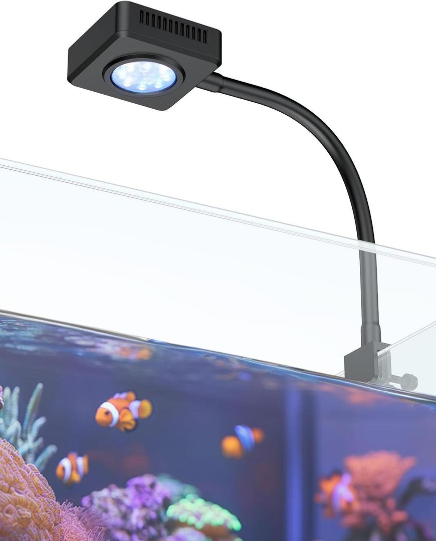 Pawfly 15 W LED Aquarium Light with Brilliant Blue White Red Lights for 1 to 10 Gallon Fish Tank